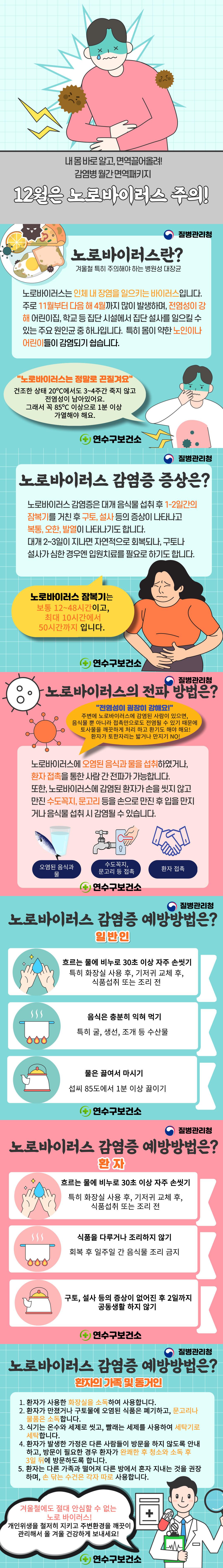 감염병 월간 면역패키지(12월은 노로바이러스 주의!) 이미지